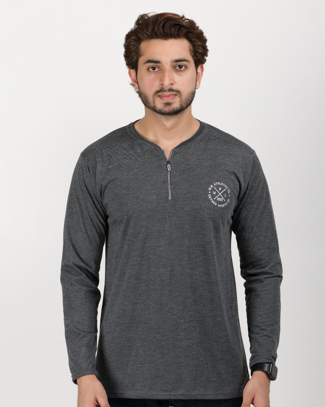 Logo Regular Fit Henley T-shirt