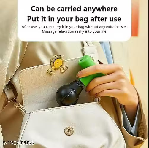 TFG Mini Massage Gun Deep Tissue Massager for Pain Relief Sore Muscle and Stiffness Massager  (Black)