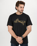Men's Pure Cotton Half-Sleeve Printed T-Shirt: Stylish Comfort||Casual Wear||Round Neck| Fabulous Black Medium