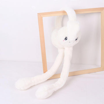 Bunny Cap with Moving Ears | Winter Ear Muffs for Kids & Girls