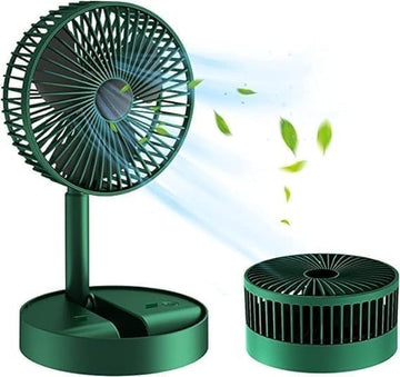 Powerful Rechargeable High Speed Table Desk Fan for Home, Table Fan with Strong Airflow